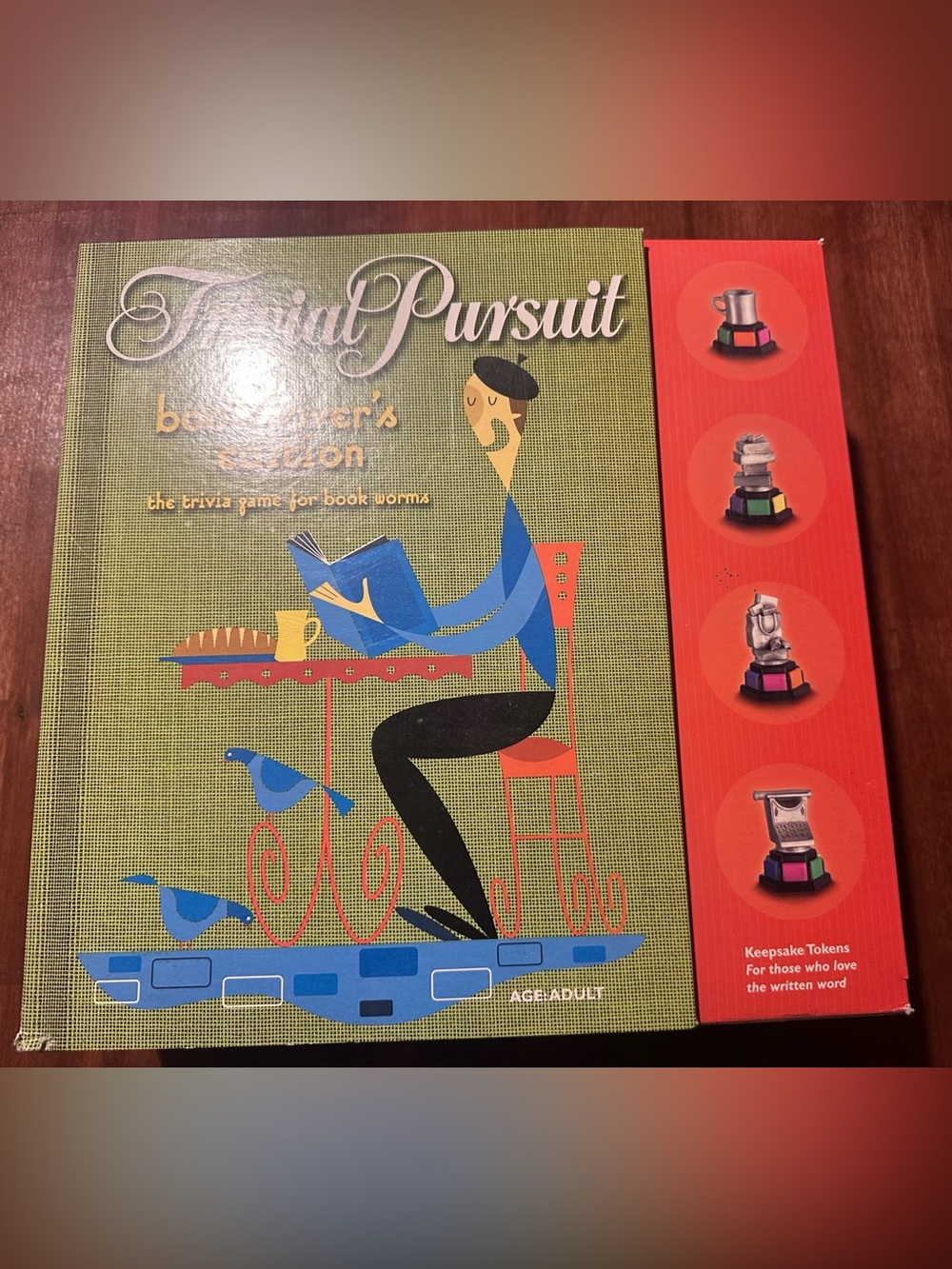 Trivial Pursuit Book Lover's Edition – Green & Blue Retro Box